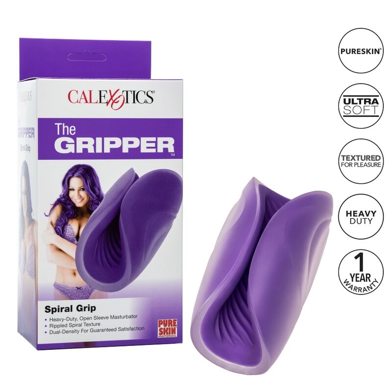 Comprar CALEXOTICS Gripper Spiral Grip – Masturbador Texturizado Para Placer Personalizado-Noxtic