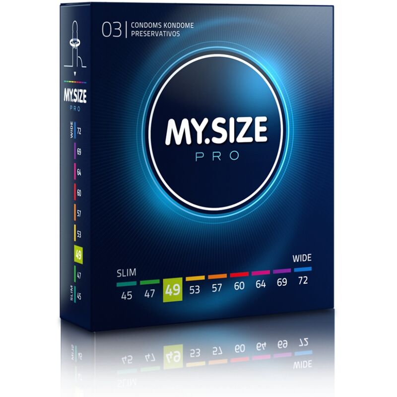 Comprar MY SIZE Pro Preservativos 49 Mm 3 Unidades – Ajuste Perfecto Para Mayor Comodidad-PRESERVATIVOS-Noxtic