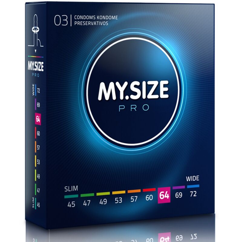 Comprar MY SIZE Pro Preservativos 64 Mm – Ajuste Individualizado Para Mayor Comodidad-PRESERVATIVOS-Noxtic