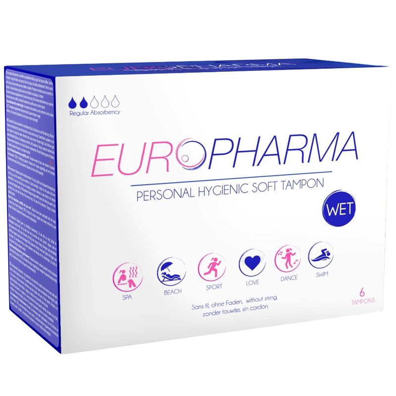 Comprar EUROPHARMA Tampones Action 6 Unidades – Comodidad Sin Cordón Para Uso Diario-Noxtic