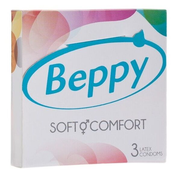 Comprar BEPPY Soft And Comfort 3 Preservativos – Ajuste Ergonómico Para Máxima Comodidad-PRESERVATIVOS-Noxtic