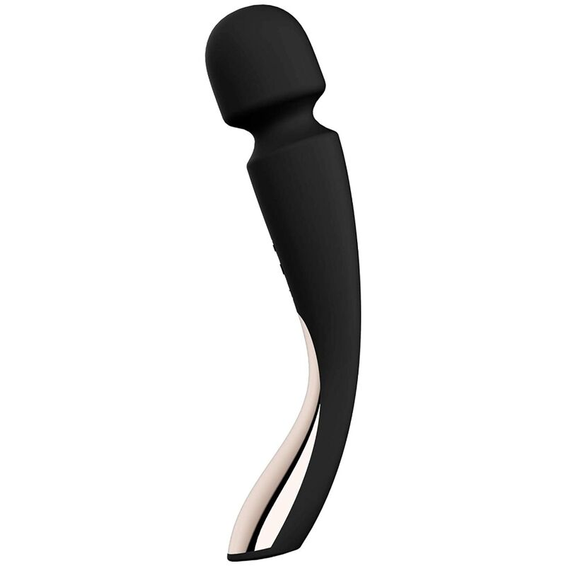 Comprar LELO Smart Medium Wand 2 Negro – Masajeador Ergonomico Para Placer Intimo-Noxtic