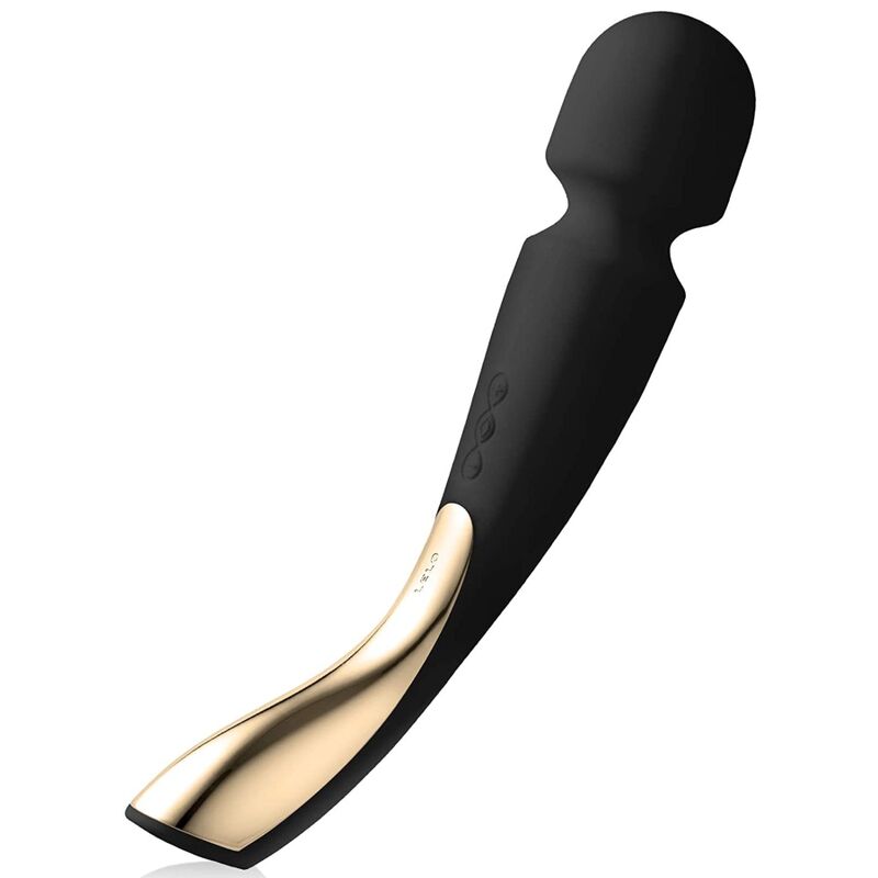 Comprar LELO Smart Medium Wand 2 Negro – Masajeador Ergonomico Para Placer Intimo-Noxtic