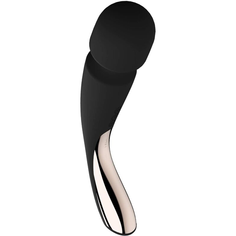 Comprar LELO Smart Medium Wand 2 Negro – Masajeador Ergonomico Para Placer Intimo-Noxtic