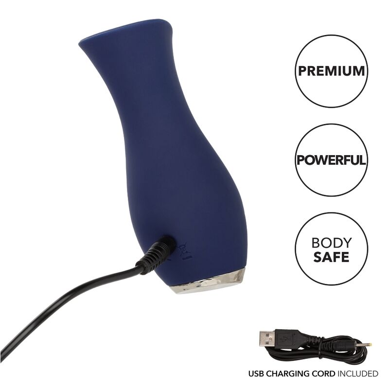 Comprar CALEXOTICS Chic Tulip Masajeador Azul – Diseño Ergonómico Para Una Estimulación Sensorial Única-Noxtic