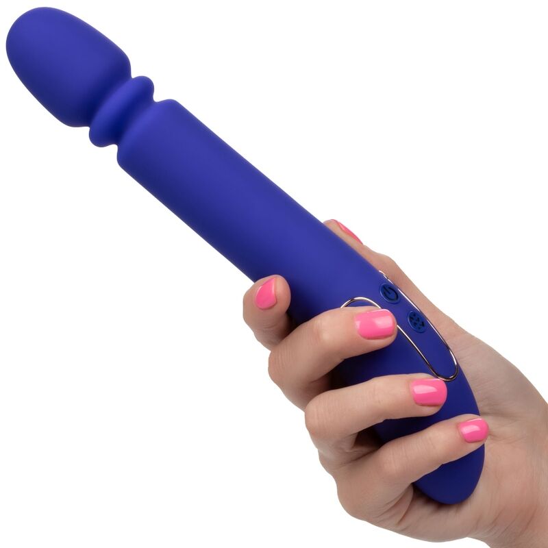 Comprar CALEXOTICS Shameless Slim Thumper Azul – Masajeador De Lujo Con Diseño Elegante Y Potente-Noxtic