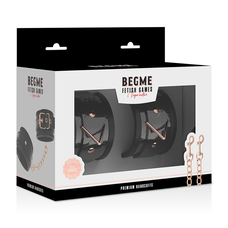 Comprar BEGME Black Edition Esposas Para Manos – Diseño Confortable Con Forro De Neopreno-Noxtic