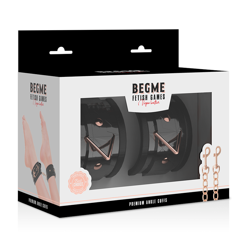 Comprar BEGME Black Edition Esposas Para Tobillos – Accesorio Con Forro De Neopreno Para Confort Y Estilo-Noxtic