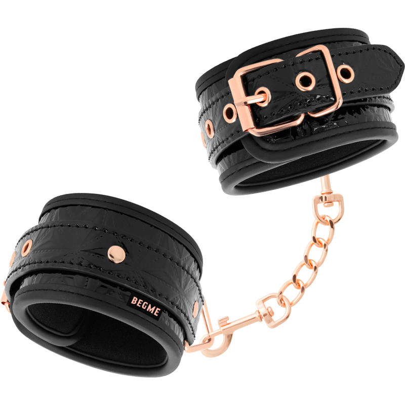Comprar BEGME Black Edition Esposas Para Tobillos – Accesorio Con Forro De Neopreno Para Confort Y Estilo-Noxtic