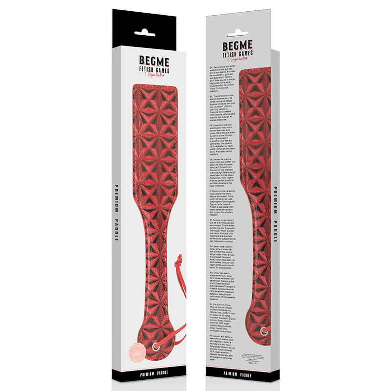 Comprar BEGME Red Edition Pala Leather Vegano – Accesorio Resistente Para Juegos Creativos-Noxtic