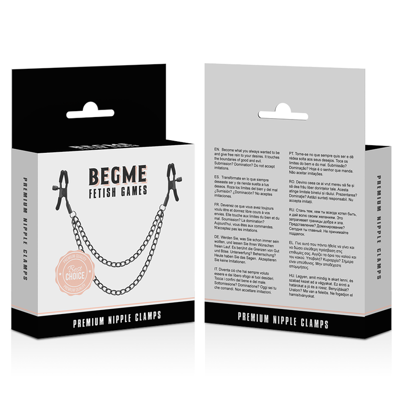 Comprar BEGME Red Edition Pinzas Con Cadena – Estimulación Sensorial Con Diseño Elegante-Noxtic