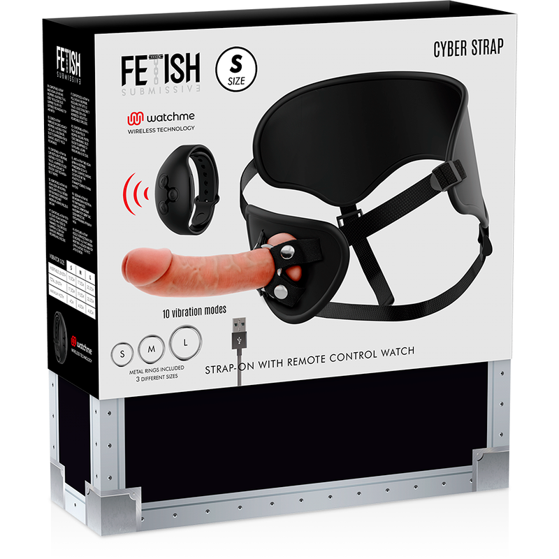 Comprar Fetish Cyber Strap – Arnés Con Dildo Control Remoto Para Experiencia Sensorial Avanzada-Noxtic