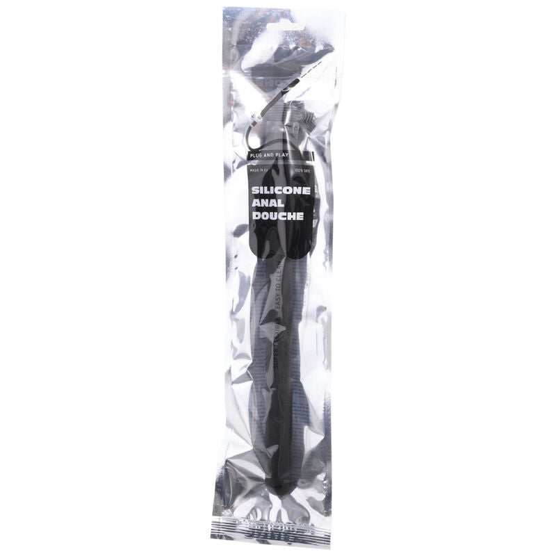 Comprar ALL BLACK Ducha Anal Silicona Con Sistema Stopper – Diseño Seguro Y Higiénico Para Bienestar Sexual-Noxtic