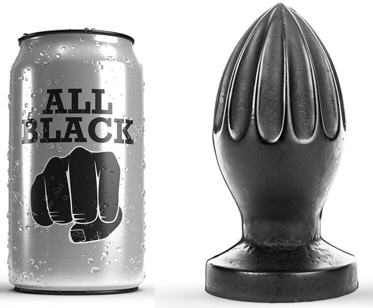 Comprar All Black Buttplug 12 Cm – Diseño Elegante Con Textura Suave Para Placer Único-Noxtic