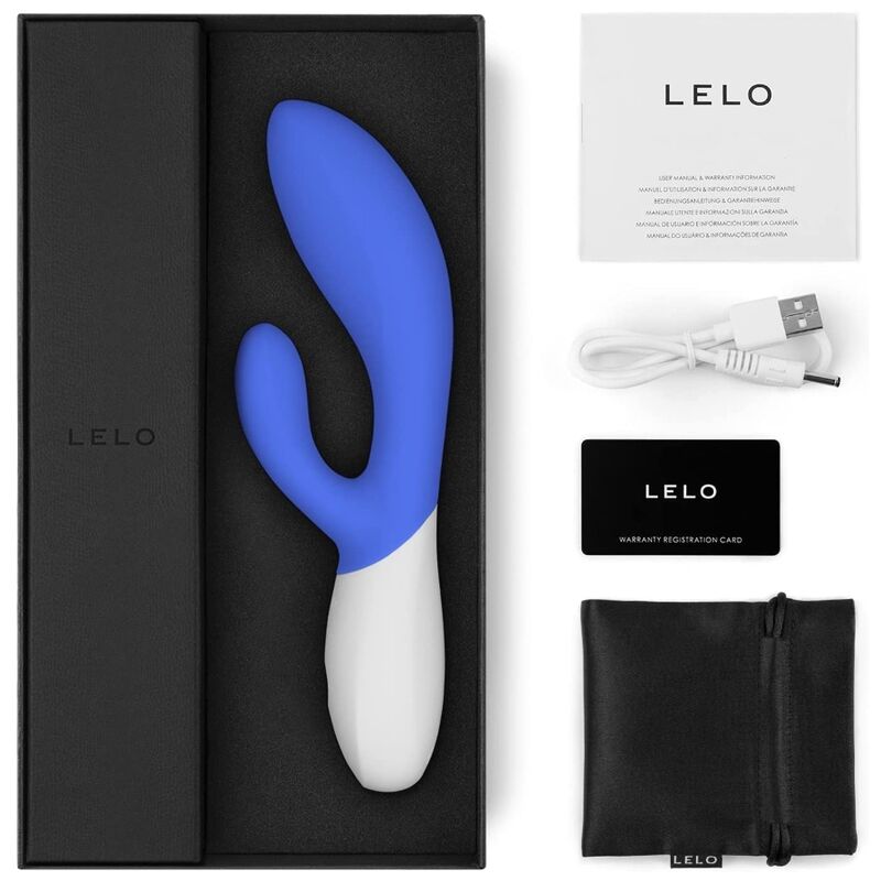 LELO - INA WAVE 2 LUXURY VIBRATOR SPECIAL MOTION BLUE