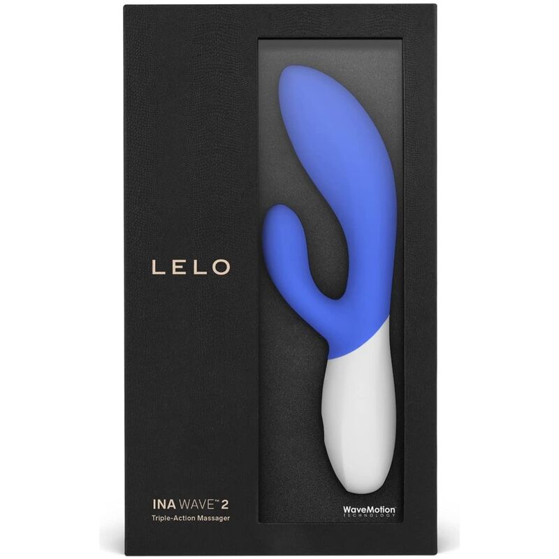 LELO - INA WAVE 2 LUXURY VIBRATOR SPECIAL MOTION BLUE