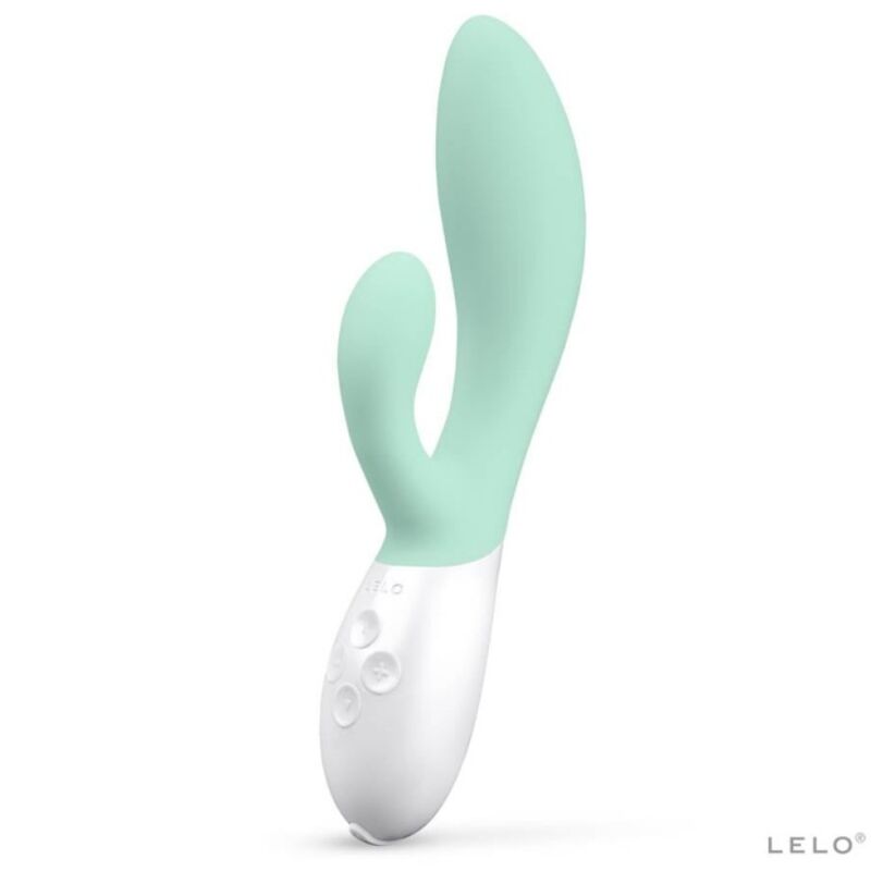 LELO - INA 3 GREEN LUXURY RABBIT VIBRATOR AQUA GREEN