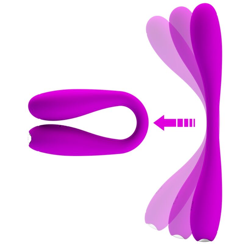 Comprar PRETTY LOVE YEDDA Vibrador Flexible – Estimulador Ergonomico Con 12 Modos De Vibración-Noxtic