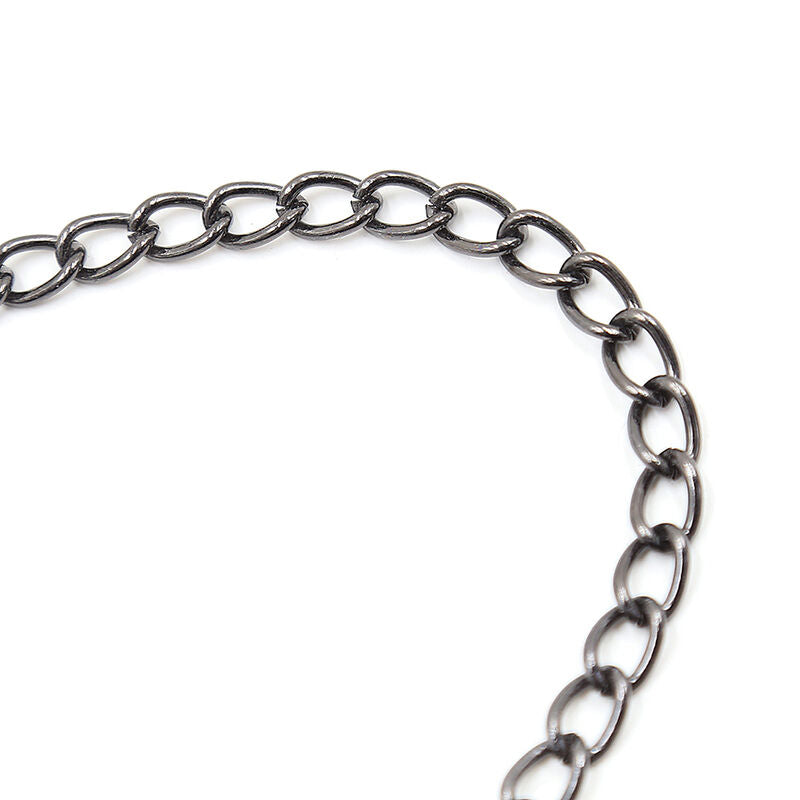 Comprar OHMAMA Pinzas Metálicas Con Cadena Negra – Accesorio Estilizado Para Jugar Con Creatividad-Noxtic