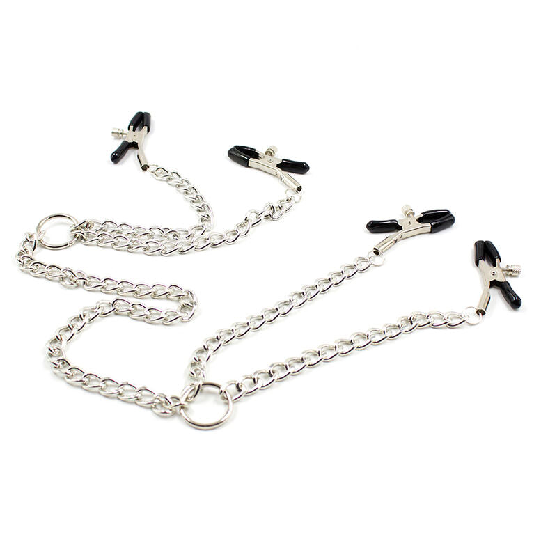 Comprar OHMAMA Fetish Pinzas Para Pezones Con Cadenas – Estimulación Sensual Para Una Experiencia Única-Noxtic