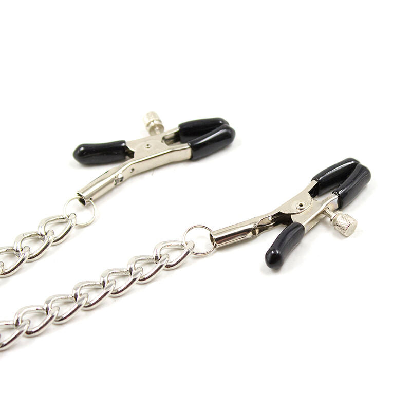 Comprar OHMAMA Fetish Pinzas Para Pezones Con Cadenas – Estimulación Sensual Para Una Experiencia Única-Noxtic