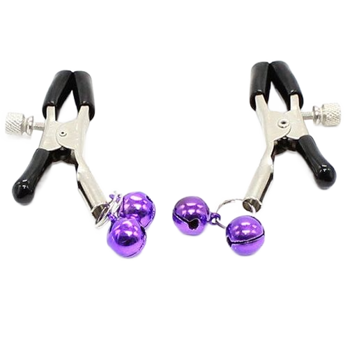Comprar OHMAMA Fetish Pinzas De Pezones Lila – Diseño Metálico Elegante Para Placer Sensorial-Noxtic