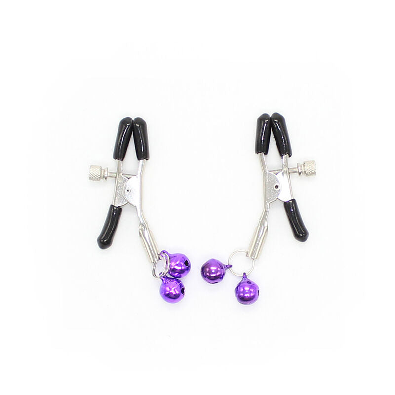 Comprar OHMAMA Fetish Pinzas De Pezones Lila – Diseño Metálico Elegante Para Placer Sensorial-Noxtic