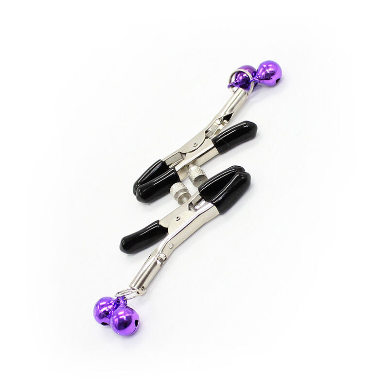 Comprar OHMAMA Fetish Pinzas De Pezones Lila – Diseño Metálico Elegante Para Placer Sensorial-Noxtic