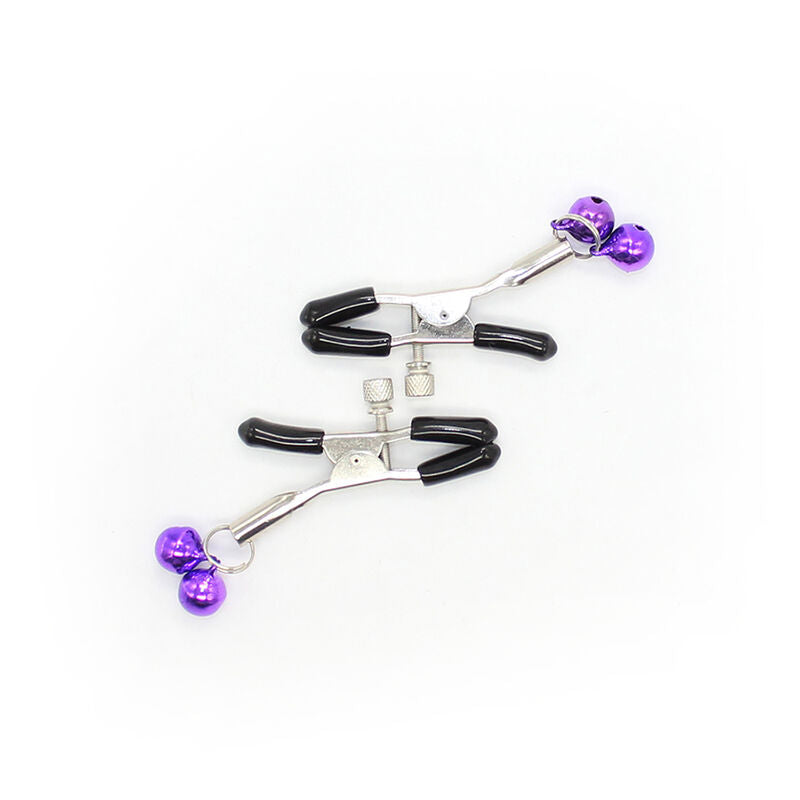 Comprar OHMAMA Fetish Pinzas De Pezones Lila – Diseño Metálico Elegante Para Placer Sensorial-Noxtic