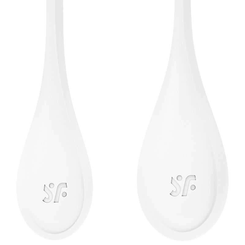 Comprar SATISFYER Yoni Power 1 Kit De Entrenamiento Blanco – Fortalece Los Músculos Del Suelo Pélvico Con Diseño Moderno-Noxtic