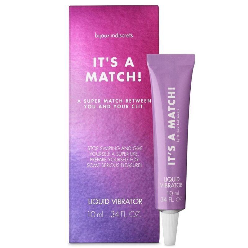 Comprar BIJOUX Its A Match Vibrador Líquido 10 ML – Estimulante Líquido Con Efecto Calor Para Placer Intensificado-Noxtic