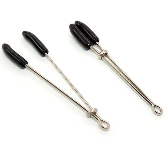 Comprar OHMAMA FETISH Pinzas Pezones Metálicas – Diseño Elegante Para Estimulación Sensual Ajustable-Noxtic