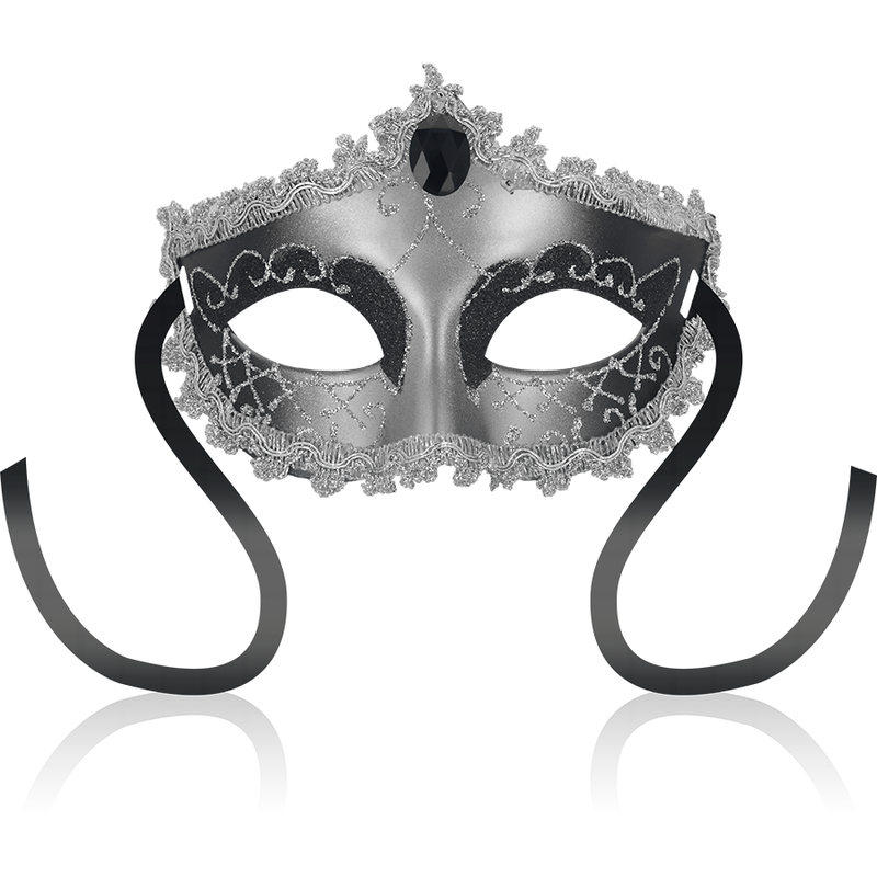 Comprar OHMAMA Máscara Antifaz Black Diamond Gris – Diseño Sofisticado Para Juegos De Misterio-Noxtic
