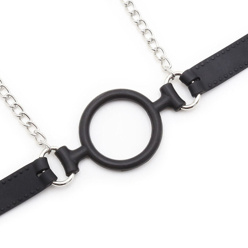 Comprar OHMAMA Mordaza De Anilla Con Cadenas – Diseño Elegante Para Estimulación Sensual-Noxtic