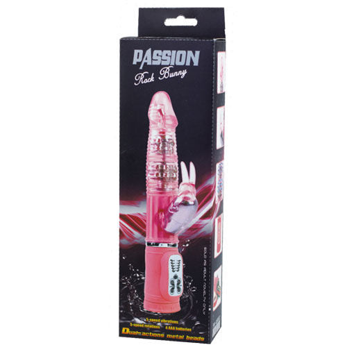 Comprar BAILE Passion Rock Bunny Rampante 10F Rosa – Vibrador Potente Con Estimulación Inigualable-Noxtic