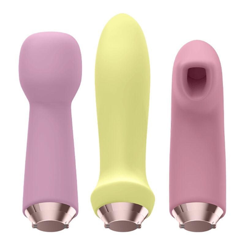 Comprar Satisfyer Marvelous Four Set – Vibrador Versátil Con Bases Intercambiables-Noxtic