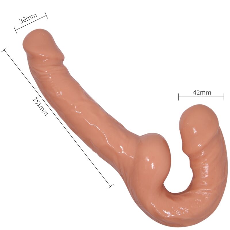 BAILE - ULTRA PASSIONATE HARNESS DILDO CON ARNÉS SIN SUJECIÓN-BAILE HARNESS COLLECTION-Noxtic