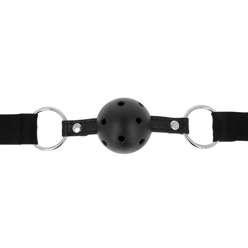 Comprar OHMAMA FETISH Mordaza Bola Transpirable Tela Negra – Diseño Confortable Para Experiencias Aventura-Noxtic