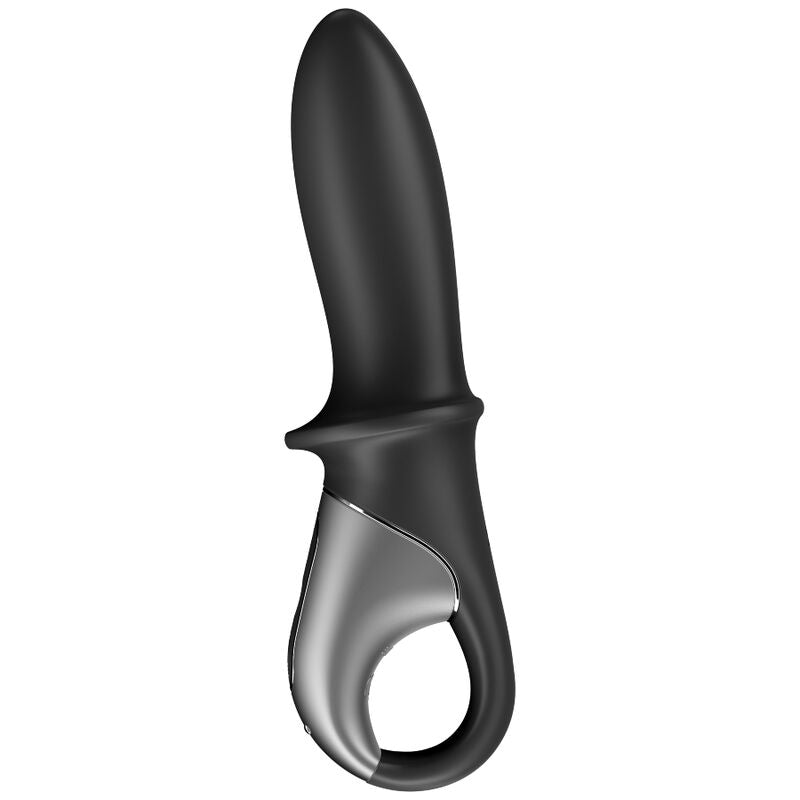 Comprar Satisfyer Hot Passion Vibrador Anal Negro – Vibrador Recargable Con Función De Calor Para Experiencia Sensorial-Noxtic
