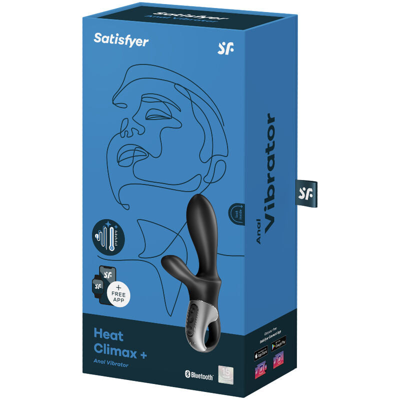 Comprar Satisfyer Heat Climax Plus Negro – Vibrador Anal Con Estimulación Personalizada Y Control App-Noxtic
