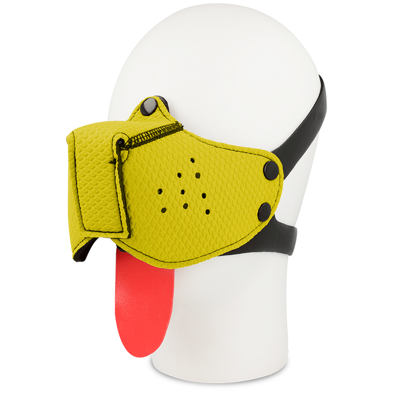 Comprar OHMAMA Fetish Bozal Perro Amarillo – Diseño Sofisticado Para Experiencias Únicas-Noxtic
