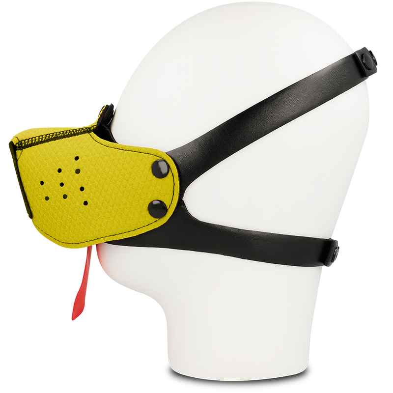Comprar OHMAMA Fetish Bozal Perro Amarillo – Diseño Sofisticado Para Experiencias Únicas-Noxtic