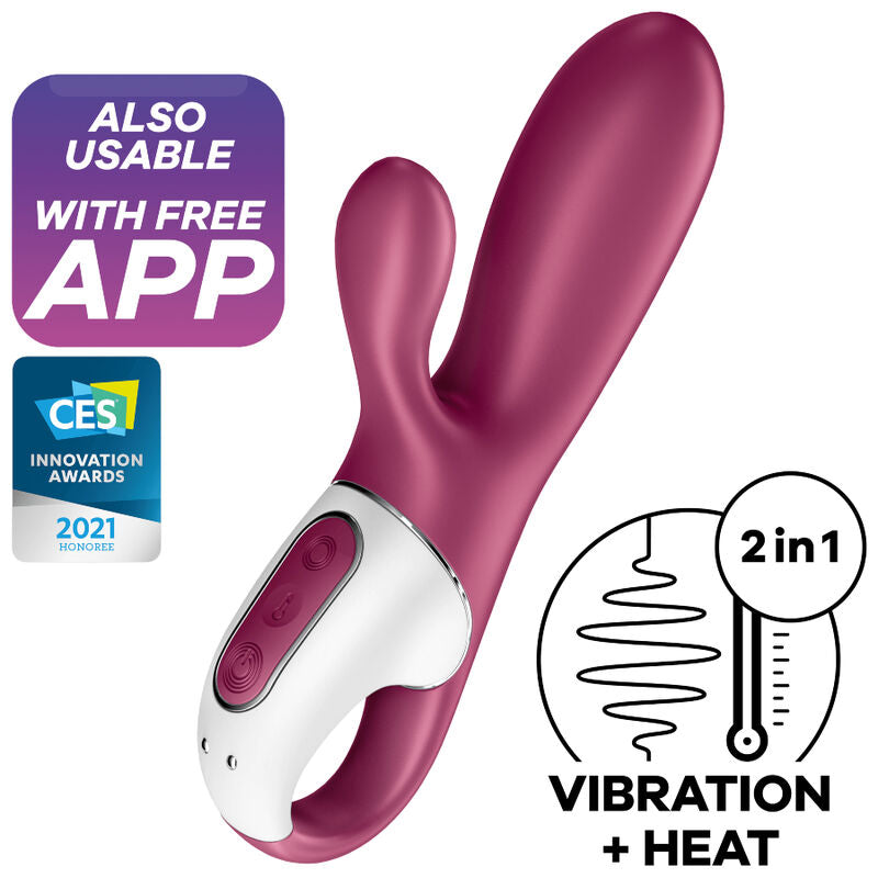 Comprar Satisfyer Hot Bunny – Vibrador Recargable Con Estimulación Profunda Del Punto G-Noxtic