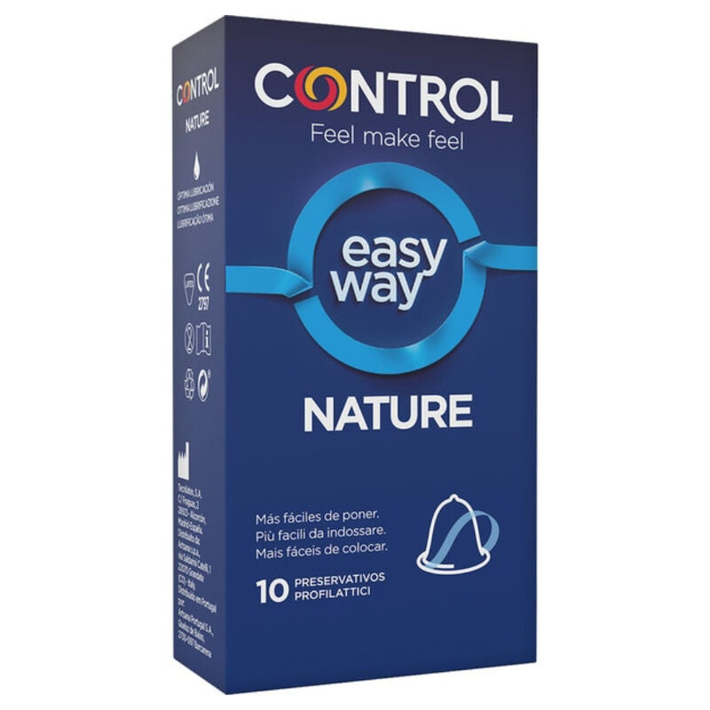 Comprar CONTROL Nature Easy Way 10 Unidades – Preservativos Innovadores Para Máximo Bienestar Sexual-PRESERVATIVOS-Noxtic