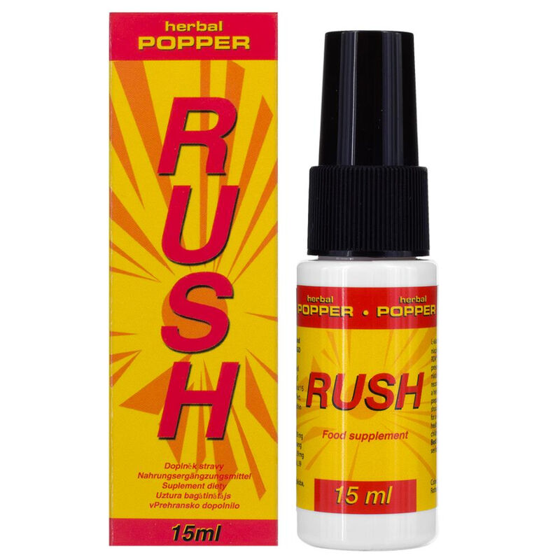 Comprar COBECO Rush Herbal Popper Spray 15 ML – Energizante Natural Para Aumentar la Potencia Sexual-Noxtic
