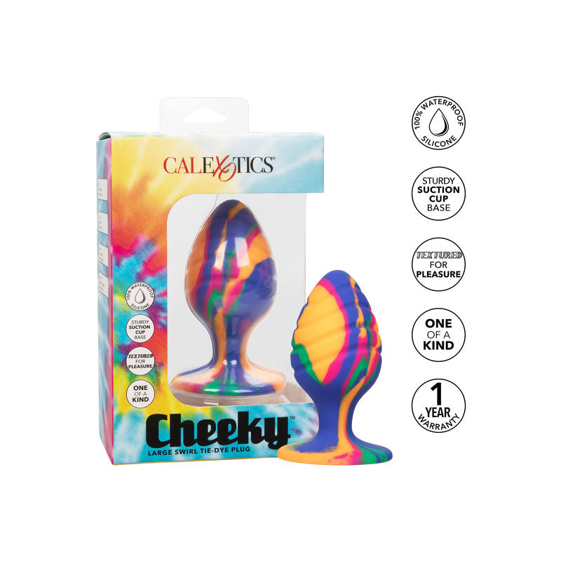 Comprar CALEXOTICS Cheeky Large Swirl Plug – Diseño Cónico Con Inserción Cómoda y Placentera-Noxtic