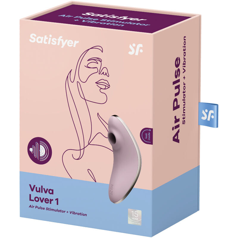 Comprar Satisfyer Vulva Lover 1 Azul – Estimulador Ergonómico Para Placer Sensible-Noxtic