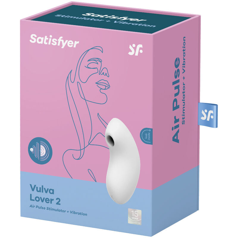 Comprar Satisfyer Vulva Lover 2 Azul – Estimulador Ergonómico Para Placer Intenso-Noxtic