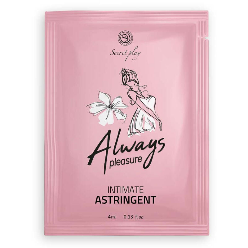 Comprar SECRETPLAY Monodosis Always Virgin 4ML – Astringente Íntimo Con Ingredientes Naturales Para Una Experiencia Fresca-Noxtic