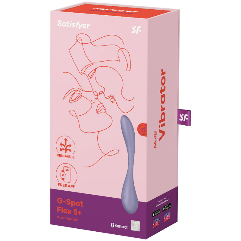 Comprar Satisfyer G-Spot Flex 5 Multi Vibrador Azul – Diseño Innovador Para Placer Personal-Noxtic